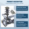 For Nissan Rogue 2012-2013 Fwd Front (2) Complete Struts & Coil Spring Assembly