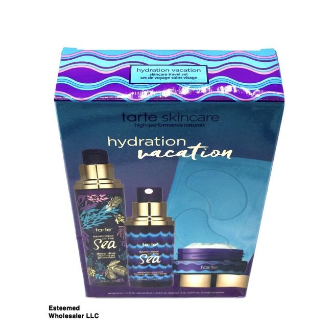 TARTE Rainforest of the Sea Hydration Vacation Skincare Travel Set