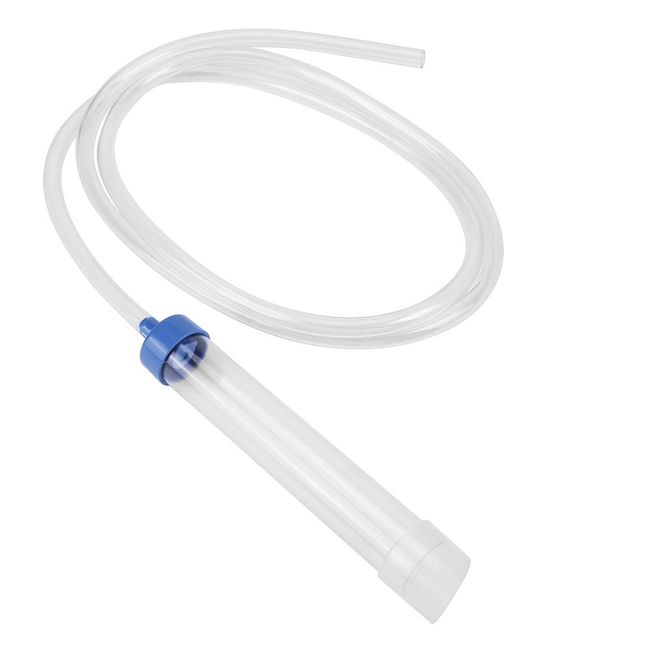 TOPINCN Aquarium Manual Water Changer Gravel Cleaner Water Purifier Siphon Hose PVC Liquid Transfer Tool Aquarium Cleaning Tool