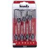 kwb 8-Piece Wood Drill and Countersink Set with Adjustable Depth Stops