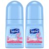 Suave Roll-On Deodorant for Women, Powder Fresh Scent, 2-Pack – Antiperspirant Deodorant with 24H Sweat & Odor Protection, 2.7 Oz Ea