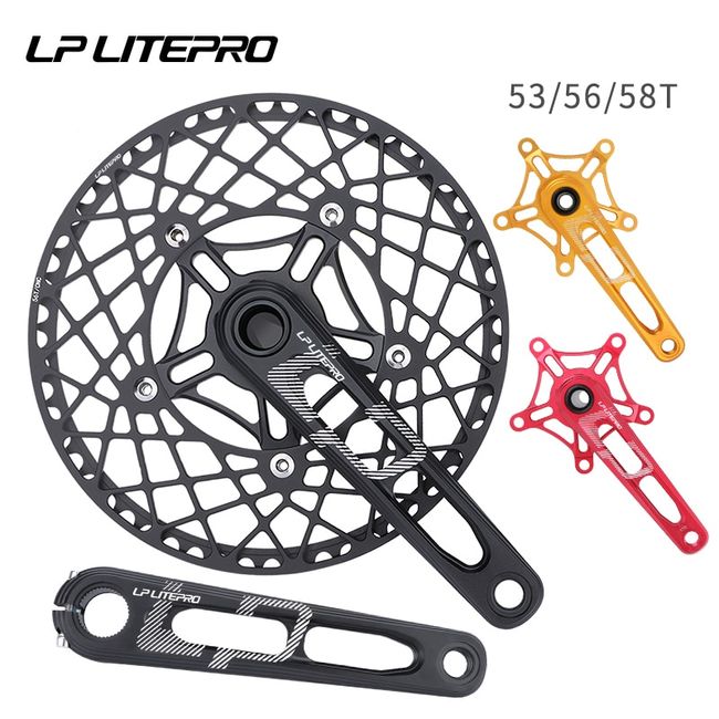 Litepro 58t hot sale crankset