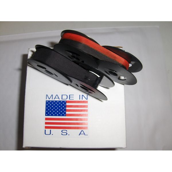 Imperial Mercury Typewriter Ribbon 2 Pack - (1) Solid Black + (1) Black and Red