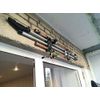 YYST Horizontal Fishing Rod Storage Rack Holder Wall Mount - W Screws - No Fishing Rod- Hold 4 Fishing Rods