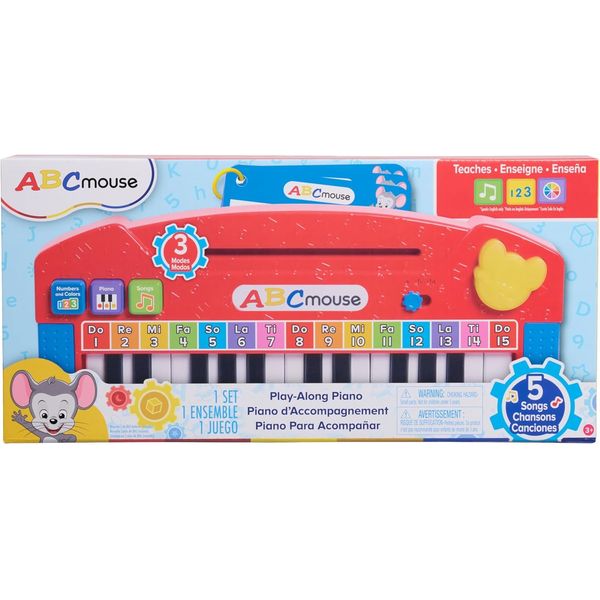 Just Play ABCmouse® Play-Along Piano, 3 Learning Modes, and...
