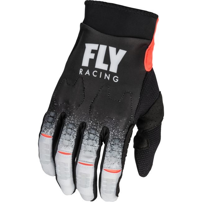 Fly Racing 2023 Erwachsene Evolution DST Handschuhe (Schwarz/Grau, X-Large)