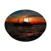 Sailboat In Sea Abstract Textures Gift
