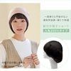 AQUADOLL NBKJ Wig, Removable Bangs, Hair Hat, Wig, Medical Use, Short, 100% Human Hair, Point Wig, One Size Fits Most, Natural Black, 100% Human Hair
