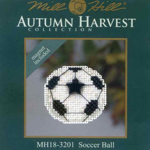 Soccer Ball - Mill Hill Beaded Cross Stitch Kit MH183201
