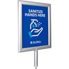 Global Industrial153; Perfex Frame for Sanitizer Dispenser Stand w/Sanitize