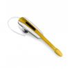 Tek Styz Headset Compatible with Fly Eclipse IQ4418 in Ear Wireless Bluetooth Noise Canceling Earpiece (White/Gold)