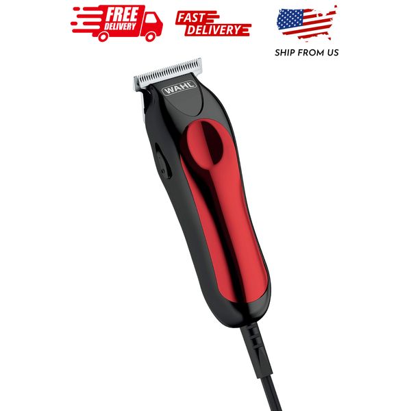 Wahl T-Pro Corded Compact Men's Beard Trimmer with Diamond Finished T Blade for
