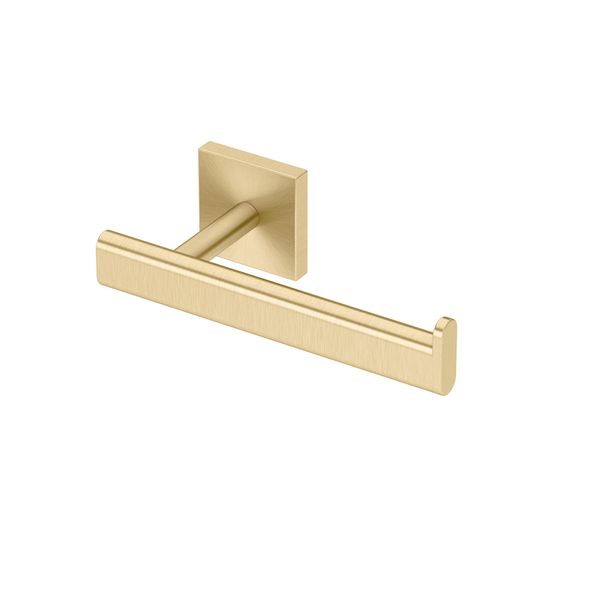 Gatco 4063 Elevate, European Toilet Tissue Holder, Brushed Brass