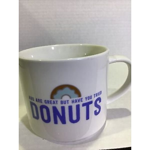 DONUTS COFFEE MUG. Have you Tried Donuts. Art Deco Print Mug. B120