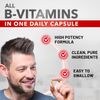 Divine Bounty Super B Complex Vitamins Supplement - 90 Veg Caps - EXP 2/27