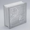 Fuchs Design Glass Building Blocks Ocean Clear 19 x 19 x 8 cm Set of 6