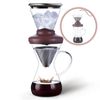 Cold brew hot coffee maker iced drip brewer infuser stainless filter large 14oz