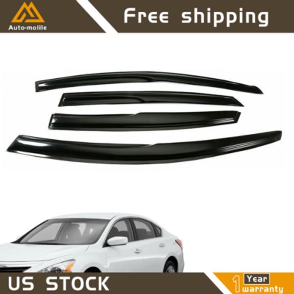 For 2013 2014 2015-2018 Nissan Altima Window Visor Vent Rain Guards Deflectors