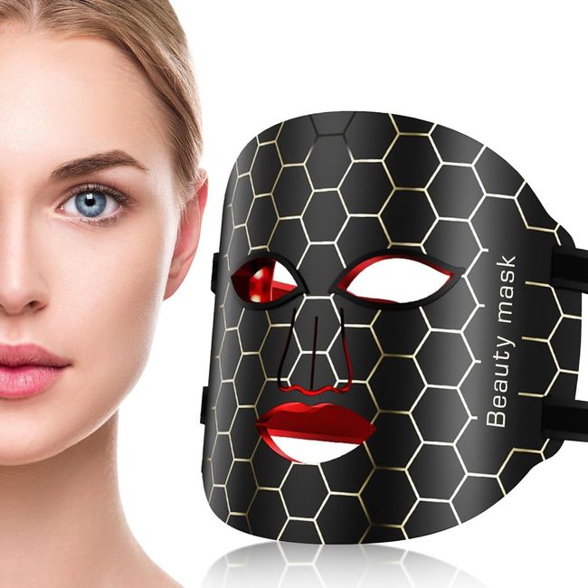 LED Face Mask Red Light Therapy Face Light Therapy Mask for Facial Skin Care US