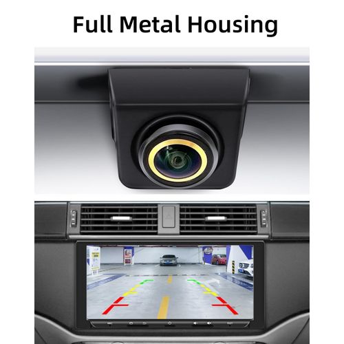 Epronic 360° Rotation HD Backup Camera Front/Rear View Camera Full Metal Body Reverse Camera with Great Night Vision IP68K Waterproof Vehicle Backup Camera for Truck(Gold)