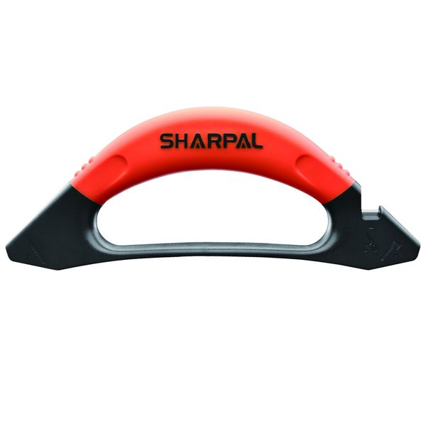 Sharpal 112N Gardening Supplies, 3 Functions Axe Sharpener, Shears Sharpener, Outdoor Knife Sharpener, Garden Sharpener, Outdoor Sharpener
