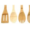 6 Piece Kitchen Utensil Cooking Set (Material: Wood, Colour: Beige)