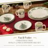 Spode Christmas Tree Holly 12 Piece Dinnerware Set | Service for 4