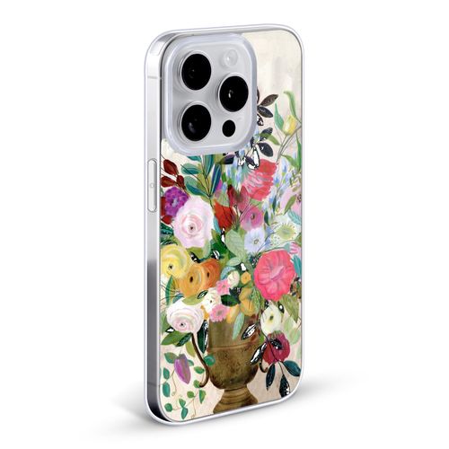 Head Case Designs Officially Licensed Suzanne Allard Beauty Enthroned Floral Art Gel Case [Military Grade Protection] Compatible with Apple iPhone 16e and Compatible with MagSafe