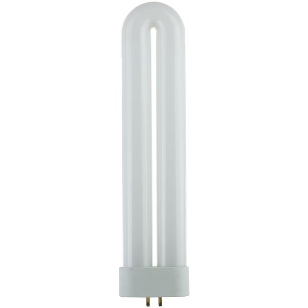 Sunlite 05155-SU T6 Fluorescent U-Shaped Light Bulb, 15 Watts, UV Light, 365nm Color Wavelength, GX10q 4-Pin Base, Plug-in, 5,000 Hour Life Span, Clubs, Restaurants, Party Lights, Blacklight, 1 Count