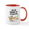 CafePress Dog Gate Open Mug 11 oz (325 ml) Ceramic Coffee Mug