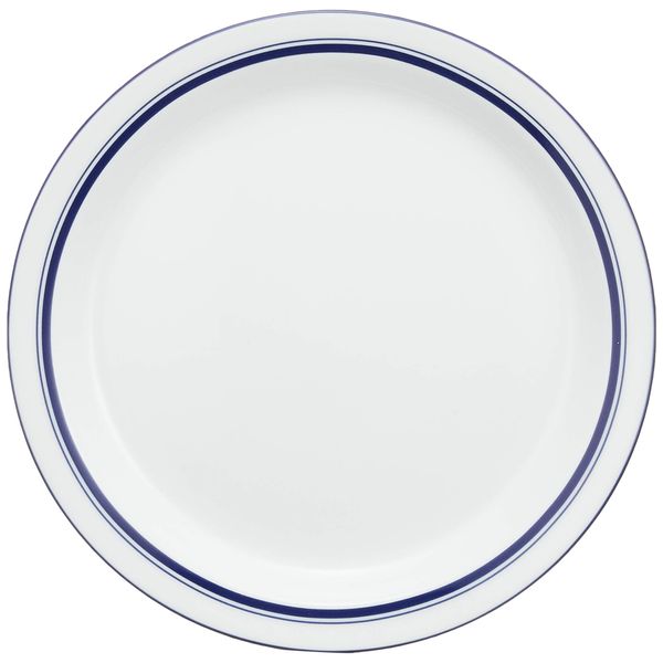 DANSR DANSK Bistro Salad Plate, 8.9 inches (22.5 cm), Microwave, Oven & Dishwasher Safe TH07302CL Dishes Blue Line DANSK Dansk Danish Tradition Elegant Simple Ceramic Bistro Salad Plate Diameter 8.9