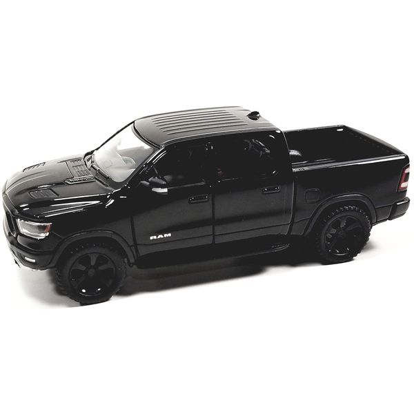 Kinsmart 2019 Black Dodge Ram 1500 Pickup Truck1/46 O Scale Diecast Truck