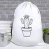 'Cactus In Pot' Laundry/Washing/Storage Bag (LB00032227)