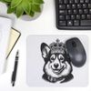 Azeeda 'Welsh Corgi Wearing Crown' Mouse Mat/Desk Pad (MO00037825)
