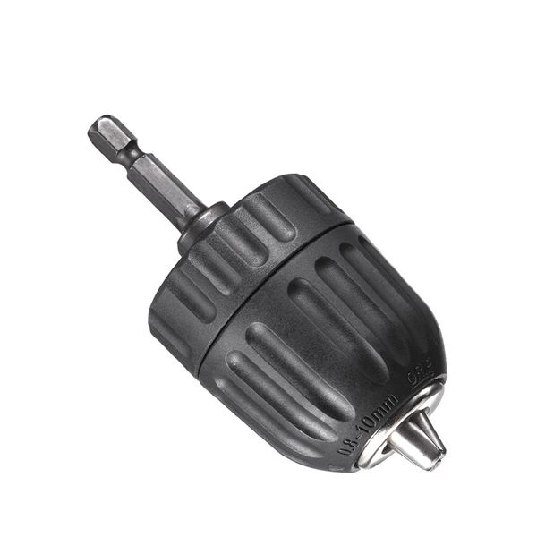 3/8" Keyless Drill Chuck Hex Shank Adapter for Impact Driver Cordless Drill