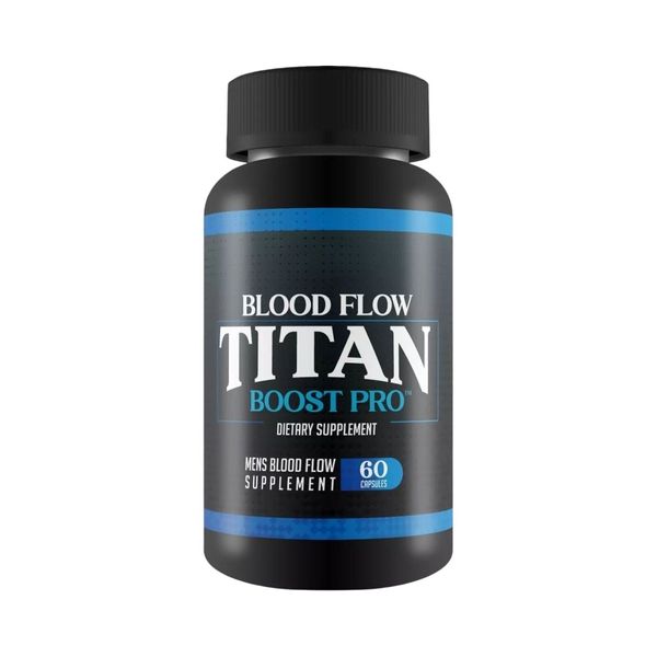 Blood Flow Titan Boost Pro - Mens Bloodflow Support - 60 Capsules