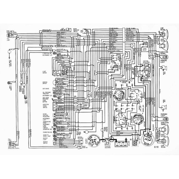 Corvette Wiring Diagram 1958-1960 C1