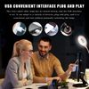 New USB Smart Voice Control Night Light LED Dimmable Daylight Bedroom Table Lamp