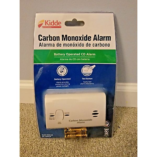 Kidde 9CO5-LP2 Battery Powered Carbon Monoxide Alarm with 2 AA Batteries- Sealed