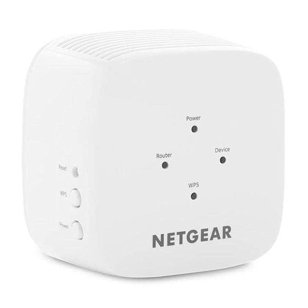 NETGEAR WiFi Extender Booster, Range Extender, WiFi Repeater - Boost Network Coverage & Increase WiFi Speed To 1.2 Gbps, Easy Setup, Compact Design, Ethernet Port (EX6110) White