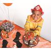Plastic Spider Web Spiderweb Halloween Candy Bowls - 3 Piece Set
