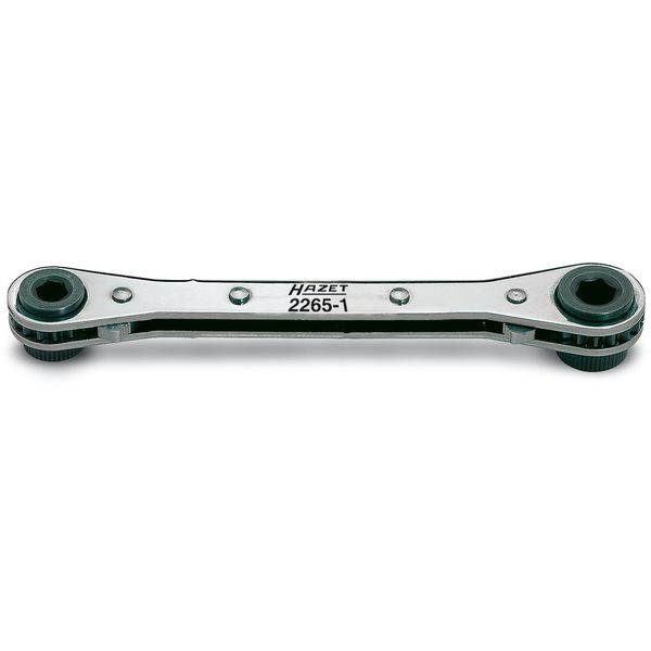 HAZET 2265-1 140 mm Reversible Ratchet for Bits - Bright Chrome-Plated