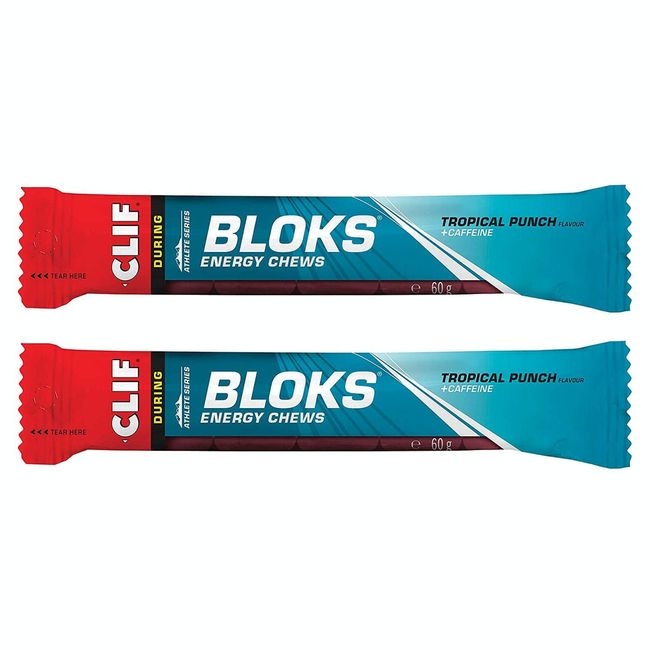 Clif @ WOWOOO SHOT BLOKS : Energy Chews : 2 Pack Tropical Punch