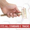 E-Track Spare Tire Holder for Truck, Trailer E-Track System - 2 Pack