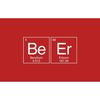 CafePress Beer Periodic Table Oval Car Bumper Sticker