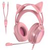 Gaming Headset Cat Ears (Pink)