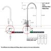 RO Reverse Osmosis Kitchen Sink Water Filter Faucet Fit Most RO Filter System