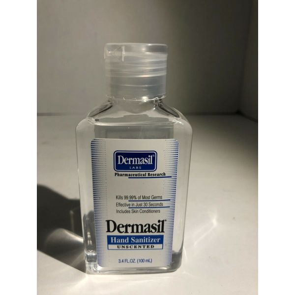 Dermasil Hand Sanitizer Unscented 1 ea 3.4FL OZ Blt Brand New Ship24HRS