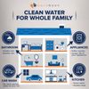 Big Blue 10" Whole House Water Filter System 1"+ Bracket+ String Wound Sediment