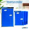 RayAir Supply 16x25 Replacement Filter Pad Compatible With Dynamic Air Cleaner